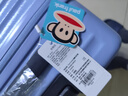 大嘴猴（paul frank）侧开口行李箱女24英寸深仓可扩展多功能拉杆箱男大容量拉链密码箱 波斯蓝 24英寸 黄金尺寸 实拍图