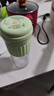 九阳（Joyoung）【女神节礼物】榨汁杯 家用小型便携榨汁机 水果果蔬果汁机 辅食机搅拌杯多功能自动清洗LJ325绿  实拍图