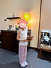 moonkids女童冰丝防蚊裤夏季薄款裤子儿童阔腿裤2026夏装凉感大童少女穿搭 15088粉紫色阔腿裤 110 cm 实拍图