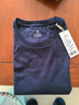 京东京造【已售300w件】短袖男士t恤衣服男装春季打底衫内搭外穿新年藏蓝L 实拍图