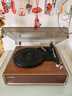 山水（SANSUI）黑胶唱片机一体式复古留声机蓝牙胶片唱机 怀旧客厅家居摆件音响  生日礼物 春节送礼 甜蜜蜜 V15 实拍图