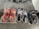 回力静音男士室内户外穿厚底防滑速干洗澡凉拖鞋HL3A23深蓝42-43码 实拍图