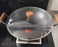 中康铁锅炒锅经典款深氮极铁无涂层精铁防锈双耳明火燃气通用36cm圆底 实拍图
