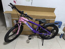 飞鸽儿童自行车6-8-10-12岁青少年自行车学生12到18岁变速山地自行车 变速+一体轮+渐变紫+98%已安装 22寸【适合身高140cm-160cm】 实拍图