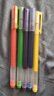 小米巨能写多彩中性笔 5支装 0.5mm 商务办公中性笔会议笔 橙黄绿蓝紫 实拍图