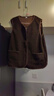 仿羊羔毛马甲背心女外搭秋冬新款洋气潮流时尚马夹外穿 咖啡色 6XL[体重155—180斤] 实拍图