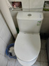 九牧（JOMOO）马桶 家用虹吸式马桶大冲力节水坐便器 防臭瞬冲 易洁抗菌马桶 行业爆款-双旋暴风冲11370-305坑 实拍图