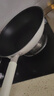 三禾微纳无涂层不粘炒锅不锈钢炒菜锅无油烟含钛锅具32cm雾月白配钢铲 实拍图