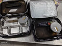 泰福高（TAFUCO）316不锈钢饭盒上班族大容量便携便当盒学生餐盘5分隔带汤碗 T5219 实拍图