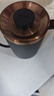 手冲壶手冲咖啡壶 挂耳咖啡器具滴漏 长嘴细口壶家用 曜岩黑x古铜 实拍图