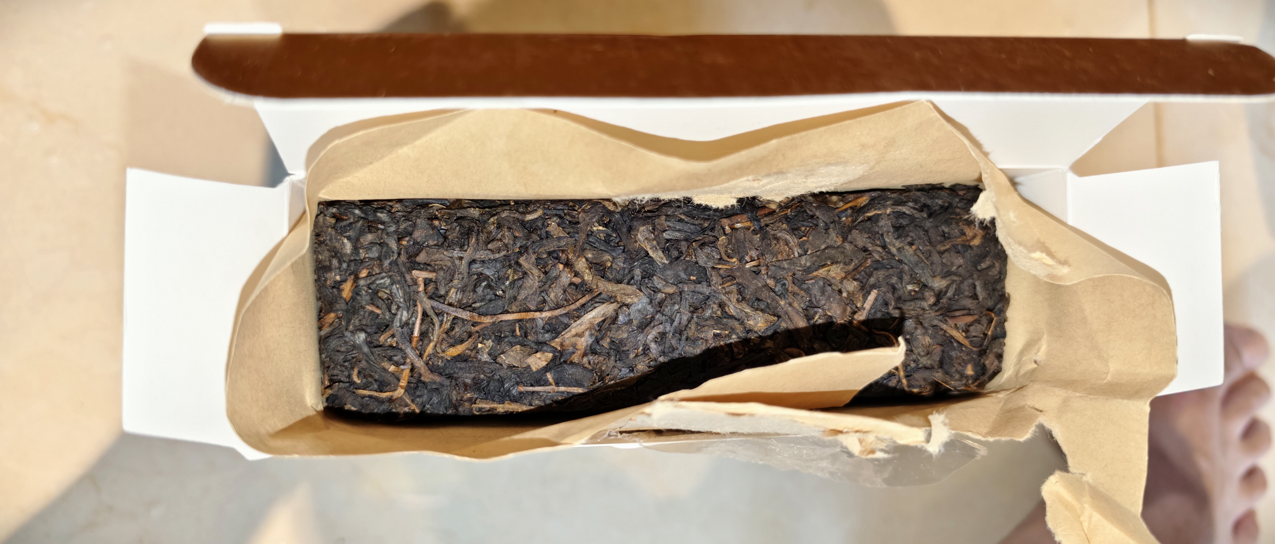 七春安化黑茶1000g赠茶刀2010年金花茯砖茶叶礼盒湖南产中秋教师节礼 实拍图