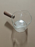 玻璃小奶盅带刻度带木手柄奶杯木柄奶盅司浓缩咖啡萃取量杯咖啡杯 双嘴 实拍图