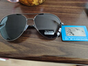 帕杰斯高清偏光太阳镜男女同款驾驶镜开车墨镜钓鱼防晒防紫外线变色眼镜 黑色款 实拍图