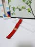 SGGS适用华为手表带华为fit4表带watch fit4pro/fit3表带尼龙编织手表带磁吸腕带男女同款【织红色】 实拍图
