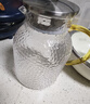 京东京造 凉水壶 高硼硅玻璃茶水分离耐热耐高温冷水壶泡茶杯大容量1.8L 实拍图