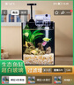 金晶超白玻璃桌面鱼缸小型家用办公室生态懒人全套造景小缸水草缸 裸缸+防滑垫 15*15*20 实拍图