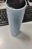 炊大皇保温杯316L医用级不锈钢茶水分离商务便携智能保温杯浅蓝色 490ml 实拍图