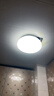 雷士照明（NVC）吸顶灯圆形阳台灯玄关灯led厨房灯简约白光12W家用工程物业 实拍图