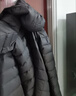 坦博尔轻薄羽绒服男士短款连帽宽松简约保暖外套TF236209 黑色 180  实拍图