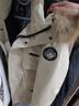 京东京造进口极寒95鹅绒服羽绒服男外套女冬季新款中长款 燕麦卡 M 实拍图