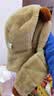 尼多熊儿童帽子冬季围巾一体宝宝帽子护耳加绒婴儿帽子保暖冬季婴幼儿帽 实拍图