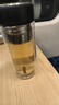 希乐玻璃杯双层玻璃水杯高颜值男士商务办公茶水分离杯便携泡茶杯子 实拍图