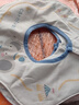贝肽斯婴儿口水巾宝宝围嘴导湿速干纯棉a类儿童防水围兜山竹3条 28*26cm 实拍图