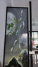 艺术画钢化玻璃屏风进门入户客厅遮挡玄关装饰现代简约轻奢隔断墙 款式1 实拍图