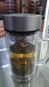京东京造 茶杯 双层玻璃茶水分离泡茶咖啡杯子带把手大容量500ml 实拍图