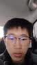蔡司（ZEISS）近视眼镜片男款散光可配度数防蓝光辐射变色纯钛合金半框理工斯文 黑枪色【YICHAO眼镜架】 配德国蔡司视特耐1.60防蓝光镜片 实拍图