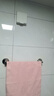 蓝牡丹免打孔卫生间毛巾架毛巾挂杆304不锈钢单杆浴室浴巾架加长置物架 单杆40cm【免打孔】 实拍图