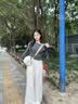 viney包包女包斜挎包时尚饺子包帆布包通勤老婆生日520送女朋友礼物 【白拼棕】情人节实用高级感高档学生腋下包 休闲品牌百搭轻奢单肩包 实拍图