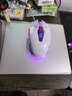 英菲克（INPHIC）W9P有线游戏鼠标 有声版 电竞宏 七彩呼吸灯效 人体工学 绝地求生CF吃鸡LOL 机甲白 实拍图