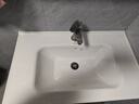 波彼（BOBI）台盆陶瓷一体盆洗手盆单盆阳台浴室柜卫生间半嵌入洗脸面盆池定制 【80*48CM】盆+弹跳下水+防臭管 实拍图