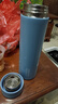 炊大皇保温杯 316L医用级不锈钢茶水分离商务便携保温杯 浅蓝色 490ml 实拍图