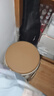 华恺之星 加厚塑料凳家用休闲餐椅浴室矮凳小板凳换鞋凳 小圆凳  咖色 实拍图