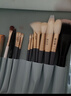 蓝桥10化妆刷套装初学者散粉腮红遮瑕粉底眼影刷子全套工具超软毛 10支蓝桥套刷+蓝桥包 1件 实拍图