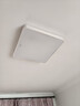 惠普精工吸顶灯led卧室现代简约餐厅中山灯具方50*50cm遥控三色 实拍图