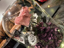 JoyFlower黑凤梨永生花玫瑰花礼盒七夕情人节生日礼物送男女朋友高级精致 实拍图