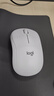 罗技（Logitech）M221 轻音鼠标 无线鼠标 办公鼠标 对称鼠标 带无线微型接收器 米白色 实拍图