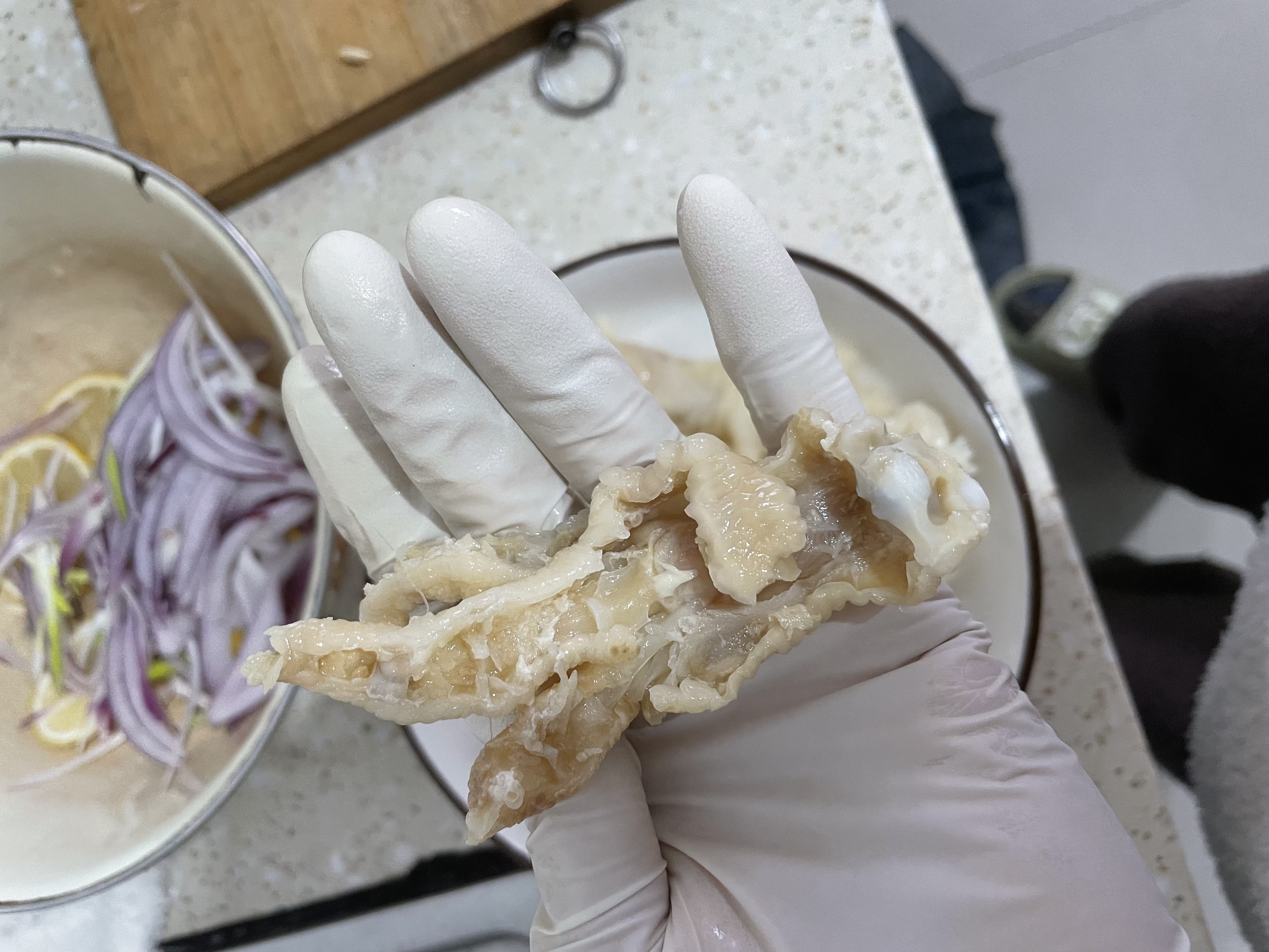 柒岛无骨鸡爪生鲜新鲜去骨凤爪冷冻批发半成品泡椒大号鸡脚脱骨净重 3斤无骨鸡爪【家用特级，无冰坨】--吃的更过瘾 实拍图
