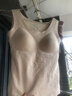 都市丽人德绒带胸垫保暖背心女含羊毛蚕丝秋冬免穿文胸打底马甲肤色M 实拍图