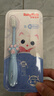 舒客宝贝儿童牙刷含氟刷丝防蛀细软刷毛护龈小刷头乳牙猫爪牙刷2-5岁1支装 实拍图