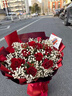 莱一刻鲜花速递玫瑰礼盒花束表白送女友生日礼物全国同城配送 11朵红玫瑰花束-推荐款 实拍图