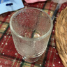 宝石纹玻璃杯INS风高颜值洋酒杯透明家用加厚鸡尾酒调酒啤酒杯子 竖纹高脚杯 实拍图