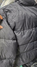 网易严选25新品90鸭绒超蓬羽绒服休闲面包服石墨烯保暖轻量抗菌防泼水 25秋冬立领-静谧黑 L 实拍图