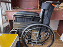 鱼跃(yuwell)轮椅H050钢管升级加固可折叠老人轮椅车老年轻便折叠轮椅 实拍图