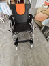 鱼跃 (yuwell)手动轮椅车H062折叠老人轻便免充气铝合金旅行手推代步 实拍图