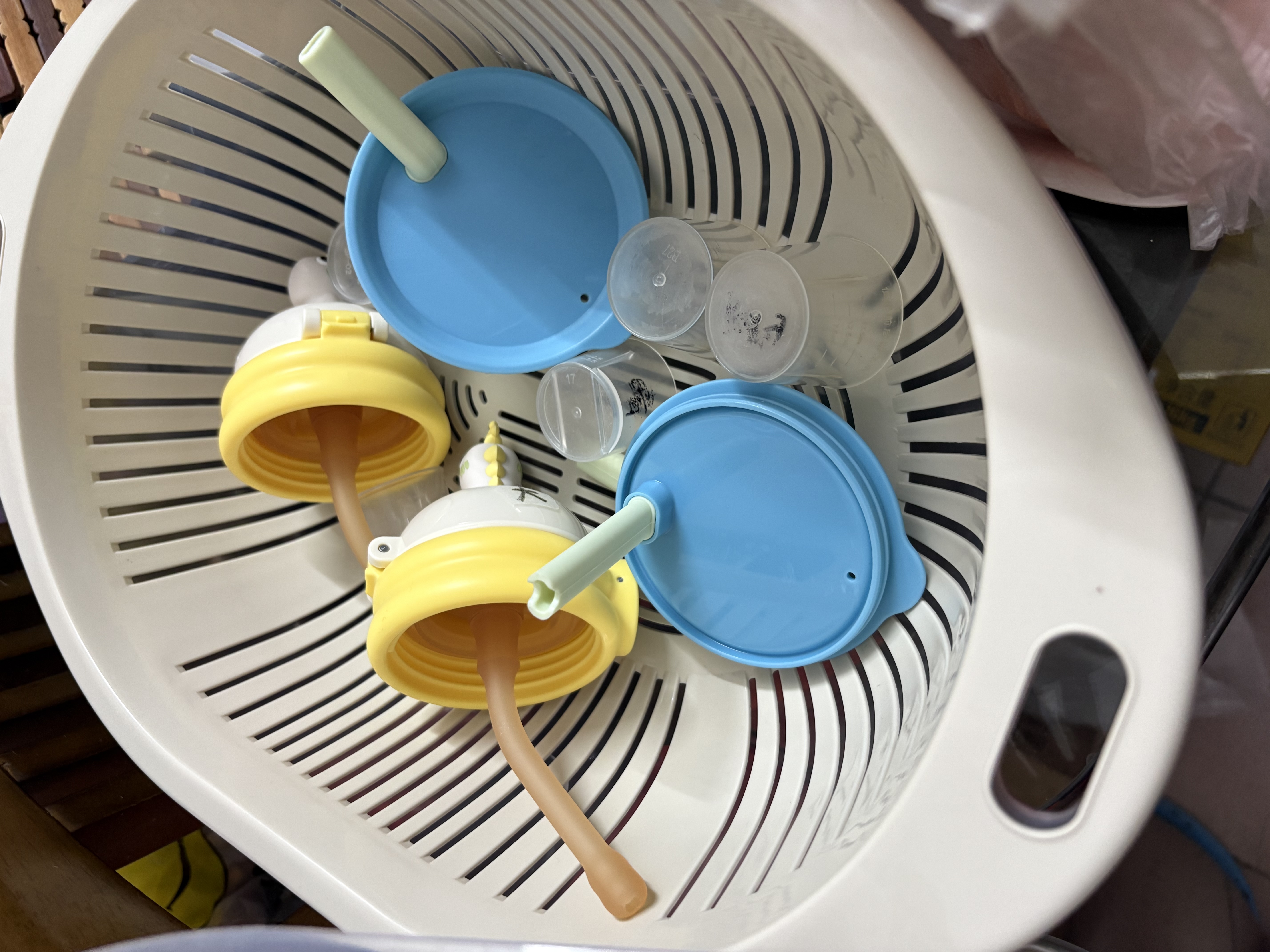 全适双层带盖沥水篮洗菜篮盆筛果蔬漏盘淘菜盆沥水盆收纳置物篮收纳篮 实拍图