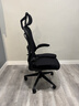 得力（deli）KF235 家用办公椅 折叠学习椅 人体工学椅学生宿舍电竞椅 黑 实拍图